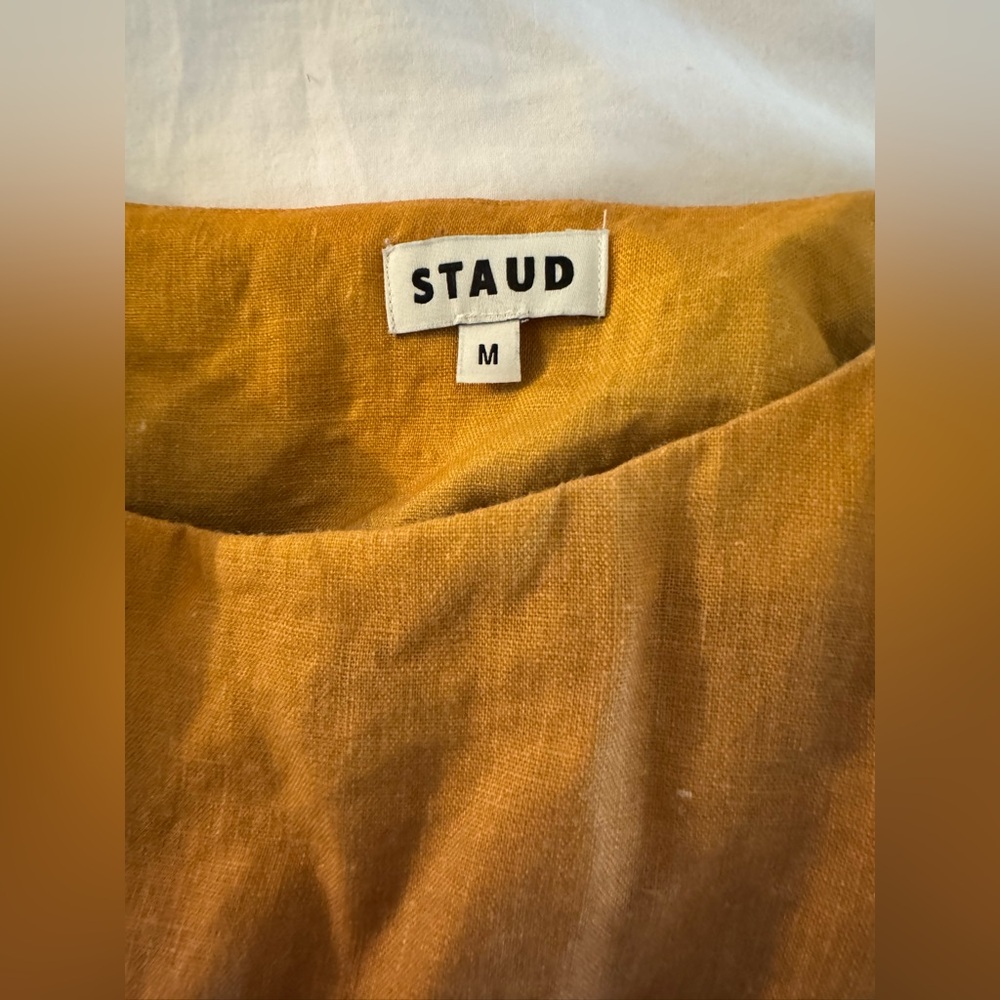 STAUD Boa Linen Mini Dress - Picture 9 of 14